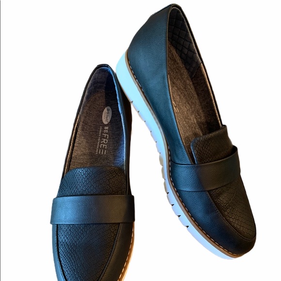 dr scholl's leather loafers womens